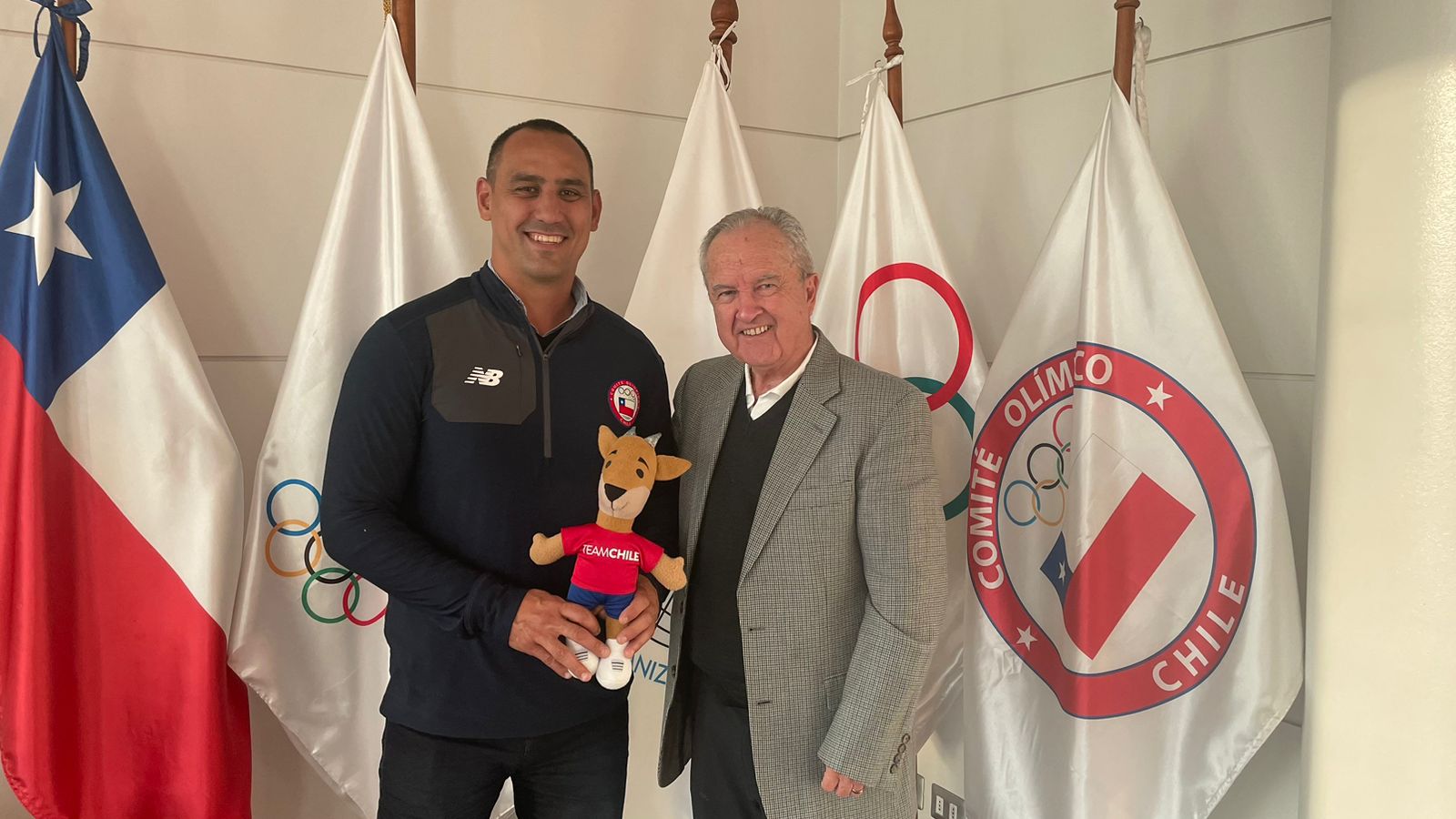 COCH recibe importante visita de director del Comité Olímpico Brasileño