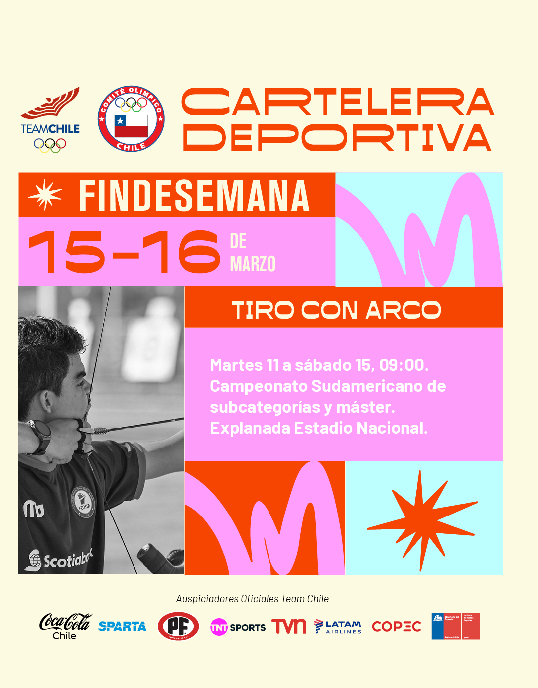 Cartelera deportiva del 15 al 16 de marzo