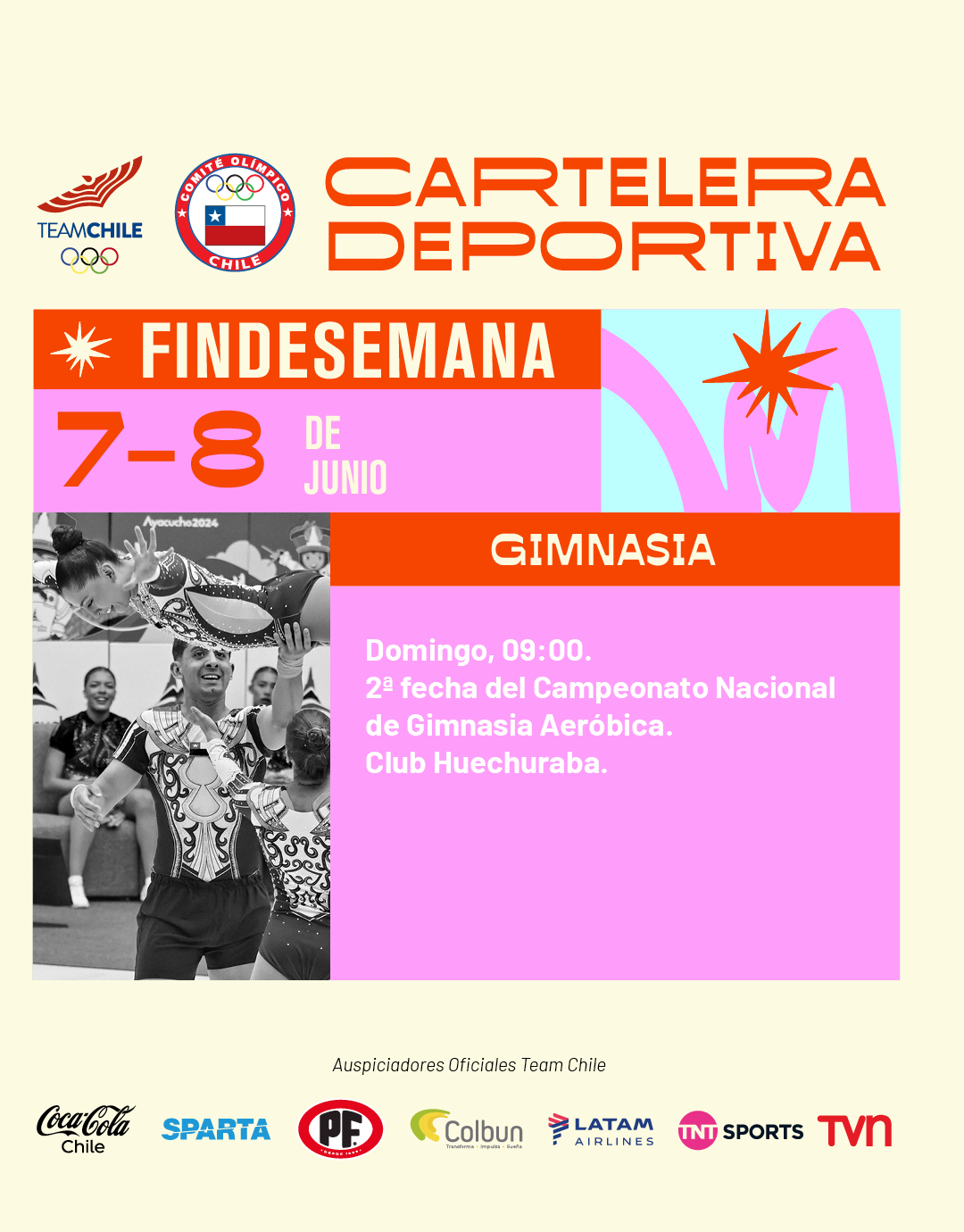 Cartelera deportiva del 7 al 8 de junio