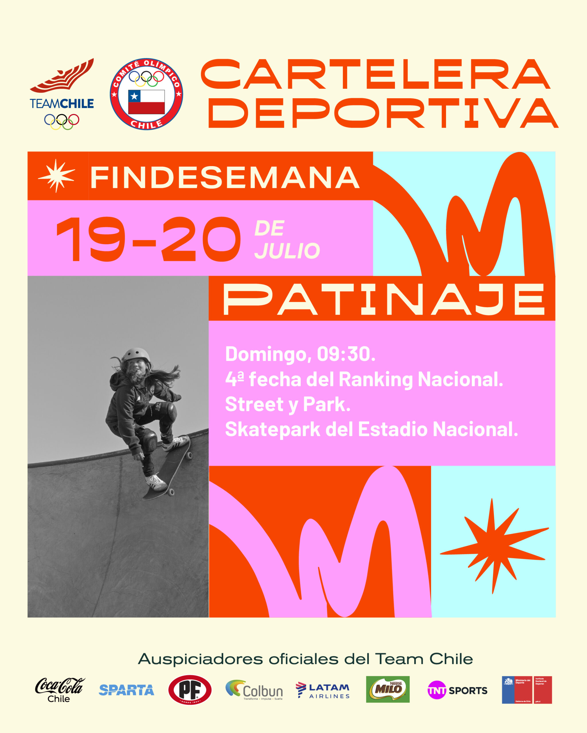 Cartelera deportiva del 19 al 20 de julio