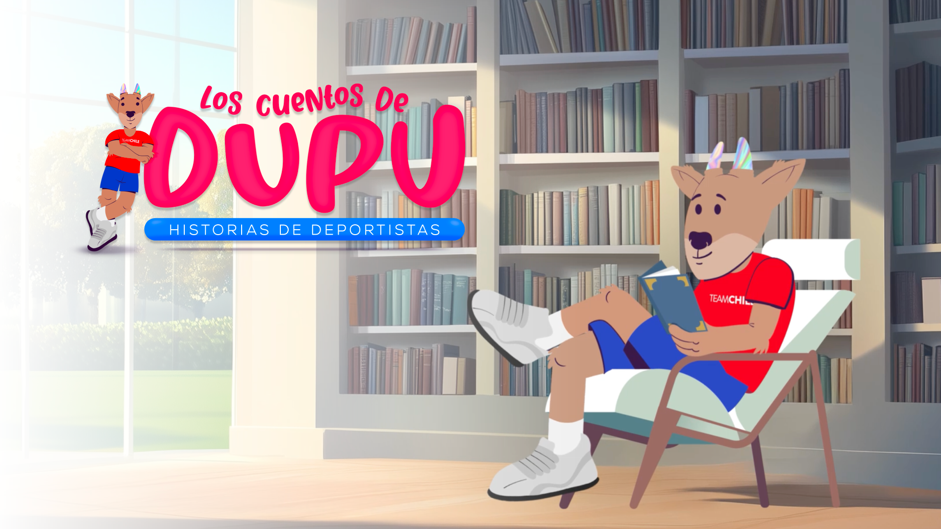Team Chile lanza una serie de audiocuentos infantiles para acercar el deporte a los niños